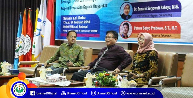 LPM Unimed Gelar Coaching Clinic, Dorong Dosen untuk Mengabdi Kepada Masyarakat