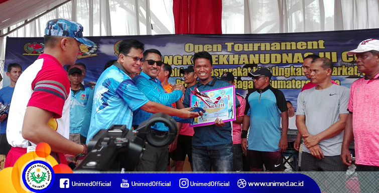 Tim Tenis FIK Unimed Juara III Nasional Piala Pangkosekhanudnas III 2018