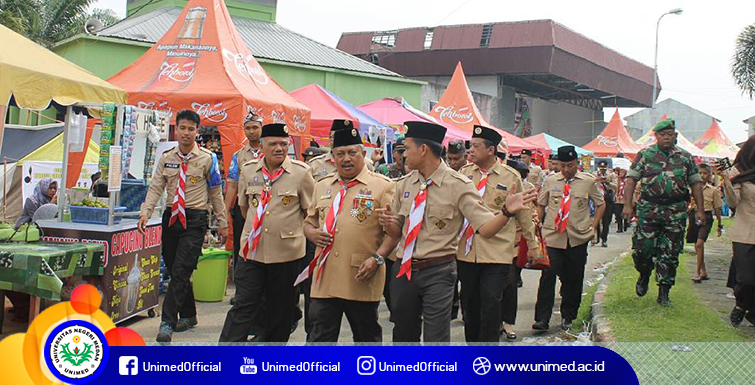 Pramuka Unimed Gelar Lomba Perkemahan Pramuka Prestasi (LPPP) 2018