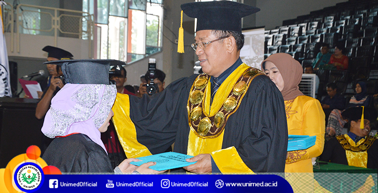 Wisuda Unimed, Rektor Paparkan Tantangan Generasi Milenial