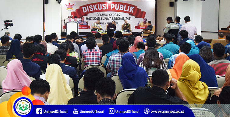 Diskusi Publik “Pemilih Cerdas” di Unimed Hadirkan Komisioner KPK dan KAPOLDASU