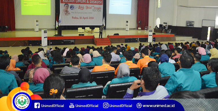 Jalin Silahturahmi Mahasiswa dan Rektor melalui “Dua Jam Lebih Dekat Bersama Rektor Unimed”