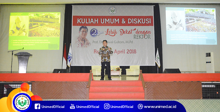 Jalin Silahturahmi Mahasiswa dan Rektor melalui “Dua Jam Lebih Dekat Bersama Rektor Unimed”