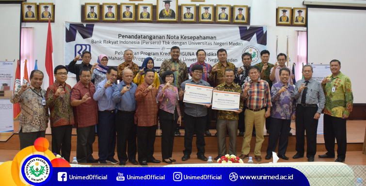 BRI MoU dengan Unimed dan Luncurkan Program Kredit BRIGUNA Pendidikan