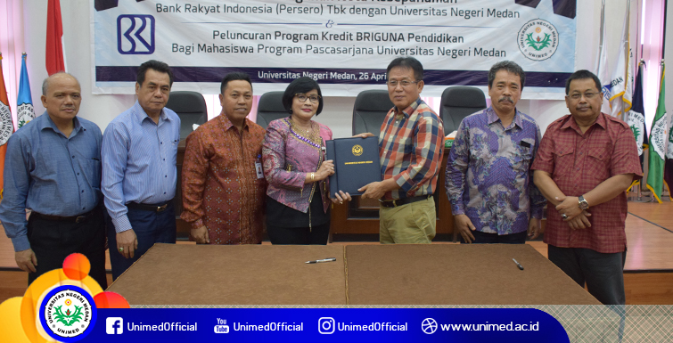 BRI MoU dengan Unimed dan Luncurkan Program Kredit BRIGUNA Pendidikan