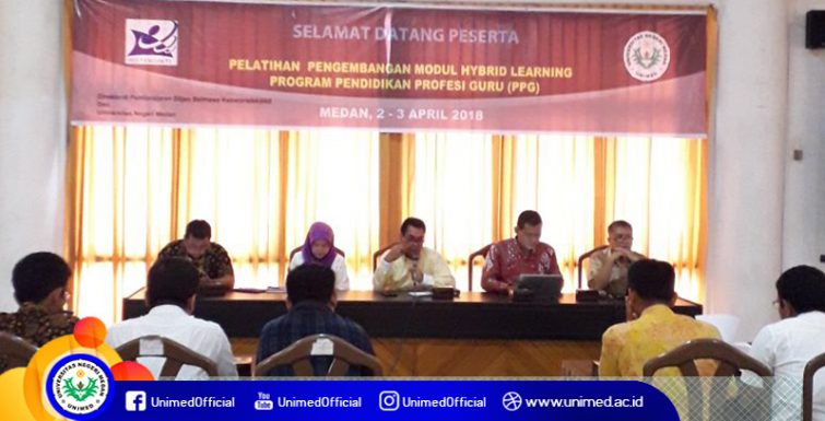 Unimed Susun Modul Program PPG dengan Hybrid Learning