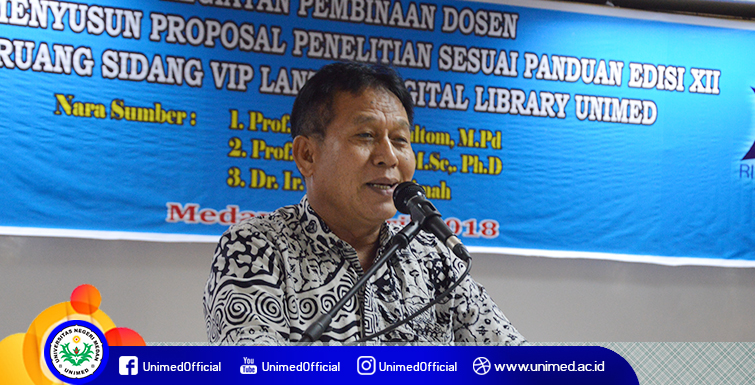 Unimed Gelar Pembinaan Dosen Penyusunan Proposal Penelitian Bereputasi