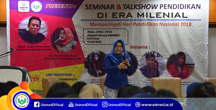 Peringati HARDIKNAS FBS Gelar Seminar  Pendidikan di Era Milenial