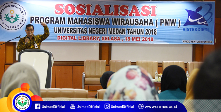 Dorong Mahasiswa Berwirausaha, Unimed Hadirkan Pelaku Bisnis Sukses