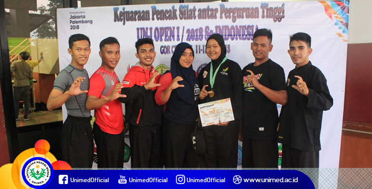 Mahasiswi FIK Raih Emas di Kejuaraan Pencak Silat Peguruan Tinggi Se-Indonesia