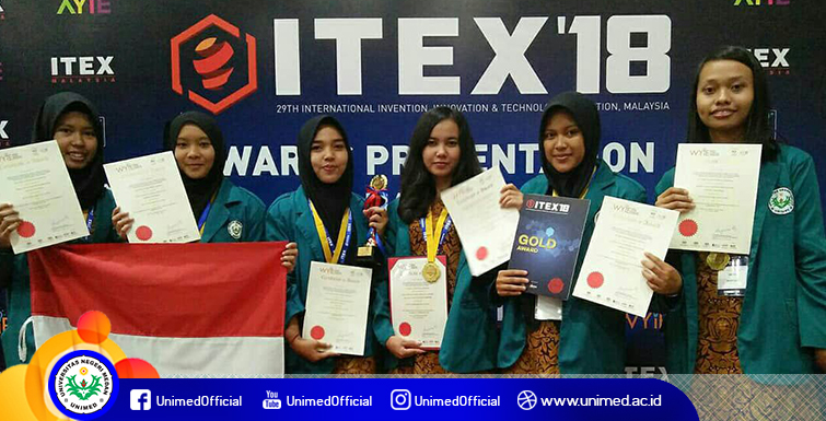 FMIPA Unimed Students Won Gold and Silver Medals in WYIE 2018 Malaysia