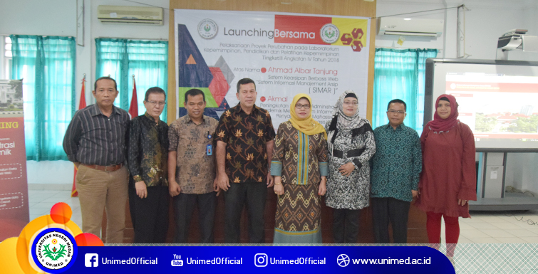 Hadapi Era Revolusi Industri 4.0, Unimed Launching 4 Aplikasi Layanan