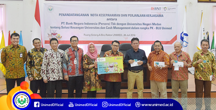 Unimed dan BNI Perkuat Kerjasama untuk PK-BLU