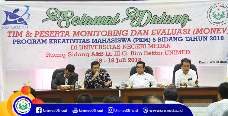 UNIMED Tuan Rumah Monev PKM 5 Bidang asal 13 PTN/PTS di SUMUT dan ACEH