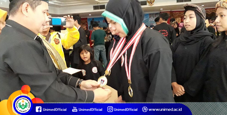 Mahasiswa Biologi FMIPA Unimed Raih 3 Medali Emas Sekaligus di Festival Silat Internasional 2018