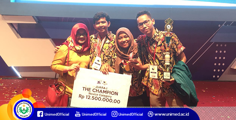 Mahasiswa Unimed Raih Juara I Nasional pada Ajang NUDC di UM Malang