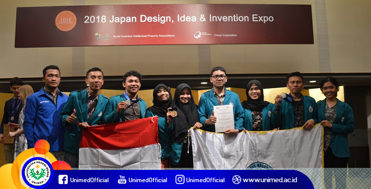 Mahasiswa Unimed Raih Medali Perak dari INTARG WIIPA di Tokyo Jepang