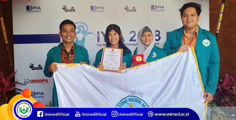 Mahasiswa Unimed Raih 7 Medali IYIA 2018 di Bali