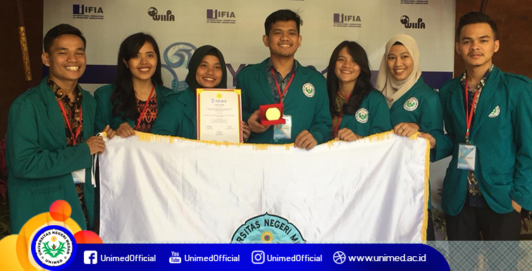 Mahasiswa Unimed Raih 7 Medali IYIA 2018 di Bali