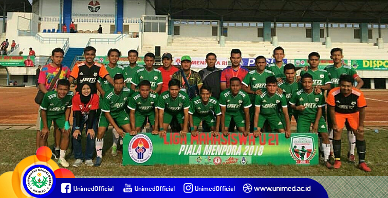 Unimed FC Juara 3 Liga Mahasiswa Piala Menpora di Bandung