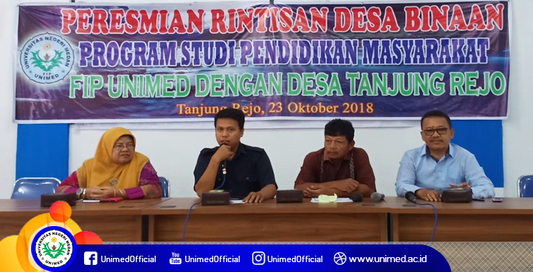 Jurusan Pendidikan Masyarakat Unimed Rintis Desa Binaan di Desa Tanjung Rejo