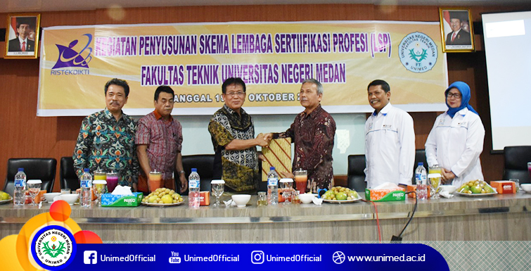 Rektor Sahkan Lembaga Sertifikasi Profesi Unimed