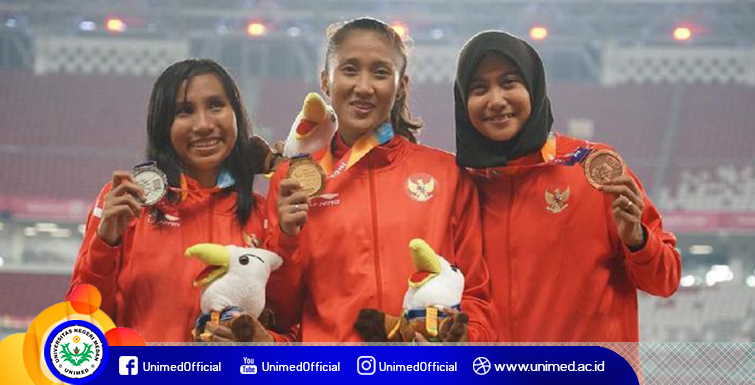 Alumni Unimed Raih Medali Emas dan Perunggu di Asian Para Games 2018