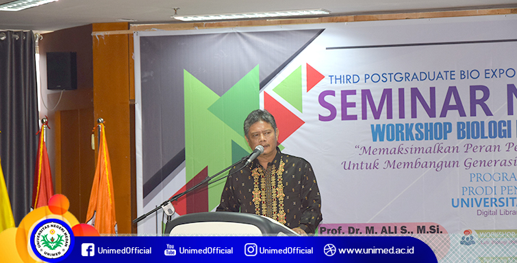 PPS Unimed Gelar Seminar Nasional IV Biologi