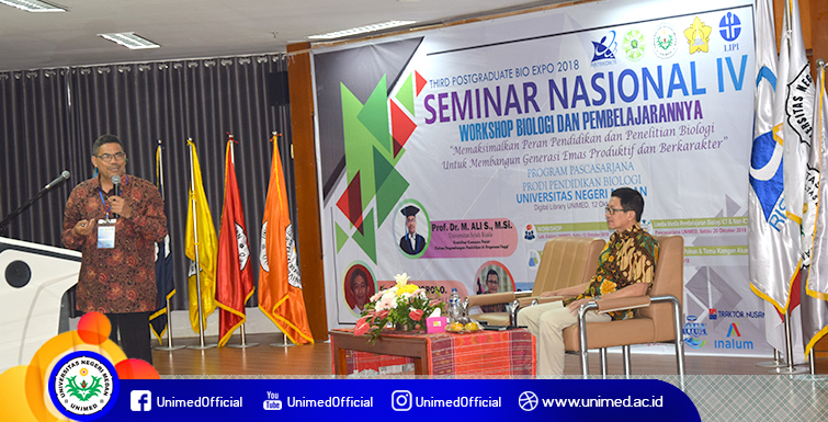 PPS Unimed Gelar Seminar Nasional IV Biologi