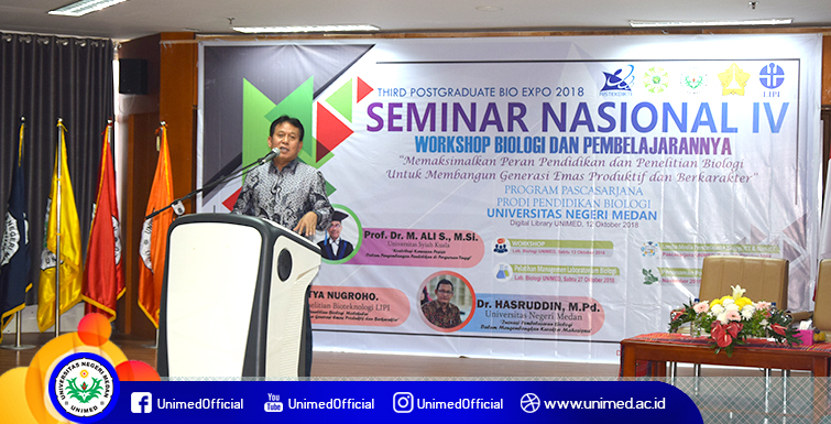 PPS Unimed Gelar Seminar Nasional IV Biologi