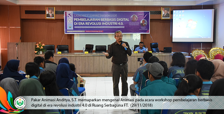 Prodi PTIK FT Unimed Launching E-Learning Berbasis Web