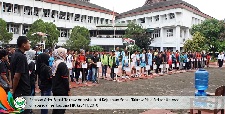 Ratusan Atlet Sepak Takraw Antusias Ikuti Kejuaraan Sepak Takraw Piala Rektor Unimed