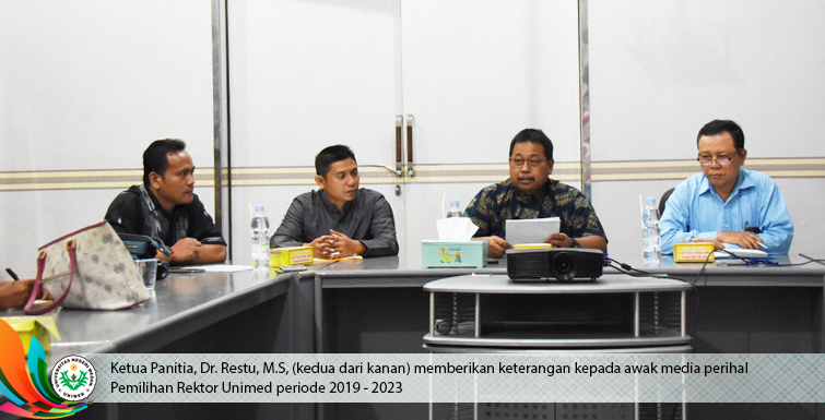 Seleksi Calon Rektor Unimed Dimulai, Panitia Gelar Jumpa Pers dengan Awak Media