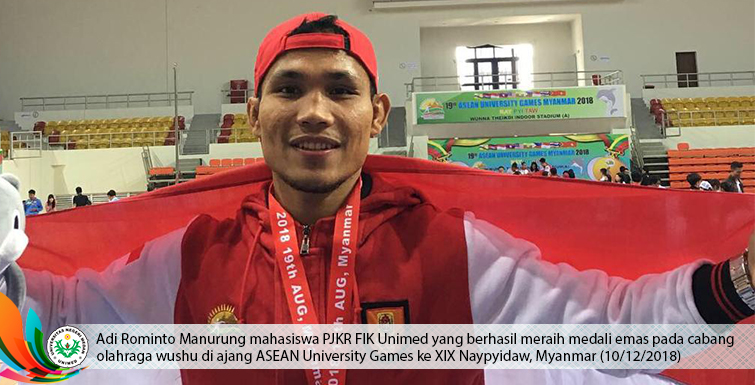 Mahasiswa FIK Unimed Meraih Medali Emas pada ASEAN University Games ke XIX di Myanmar