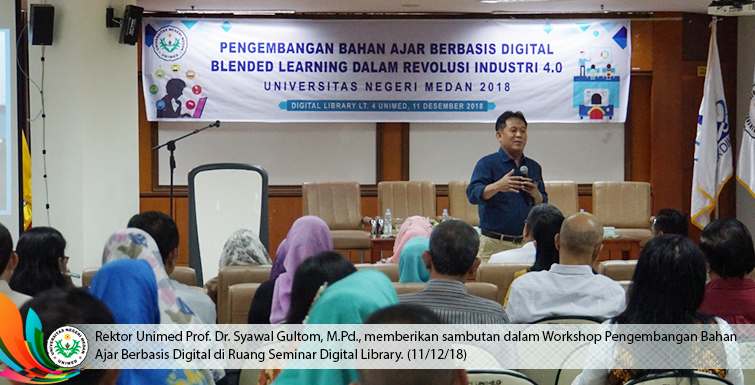 Unimed Latih Dosen Doktor Kembangkan Bahan Ajar Berbasis Blended Learning