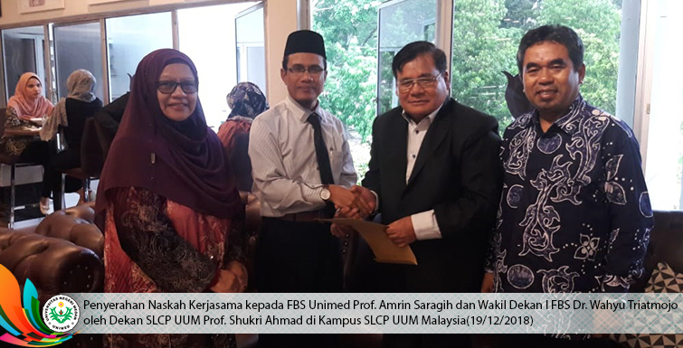 Tingkatkan Mutu Penelitian, FBS Unimed kerjasama dengan SLCP UUM Malaysia