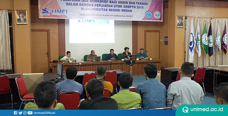 Unimed Latih Admin dan Teknisi Pelaksana UTBK SBMPTN 2019