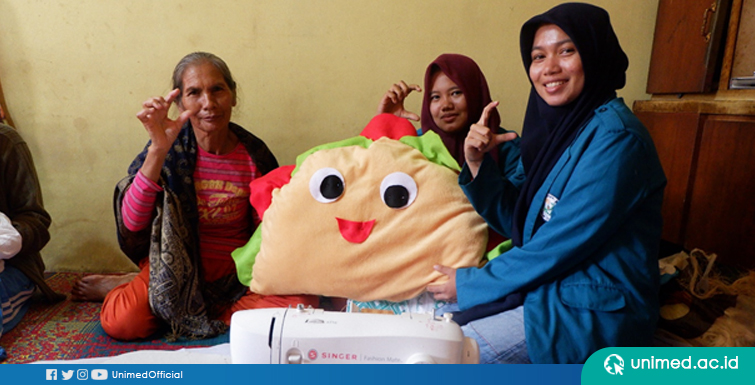 Mahasiswa Unimed Ubah Daun Nenas Jadi Bantal Anti Insomnia