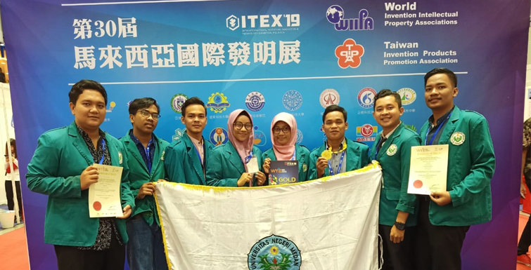 Mahasiswa Unimed Raih Emas dan Perunggu di World Young Invention Exhibition 2019