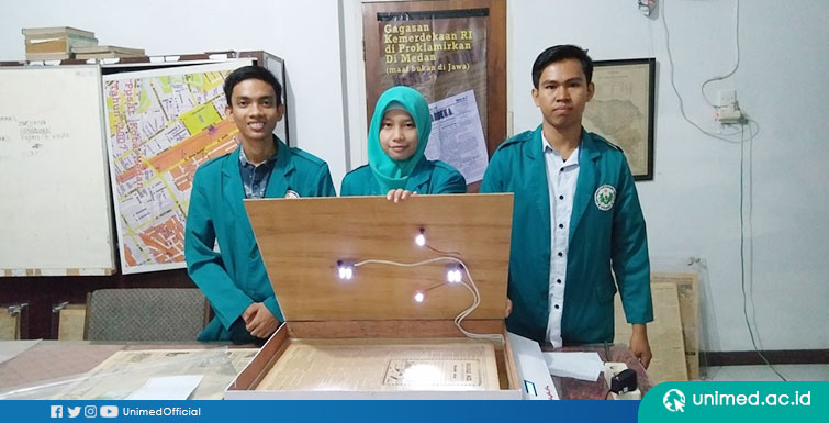 Mahasiswa Unimed Ciptakan Hodmach, Mesin Pendeteksi Sejarah