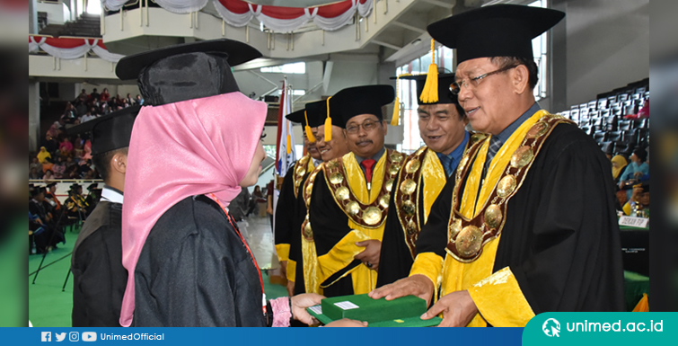 Wisuda Unimed, Rektor Ingatkan “7 M”