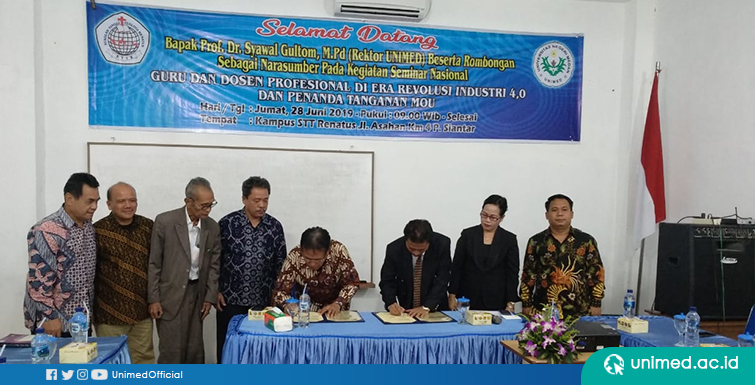 MoU Dengan UNIMED, STT Renatus Tingkatkan Mutu dan Perdalam Kurikulum