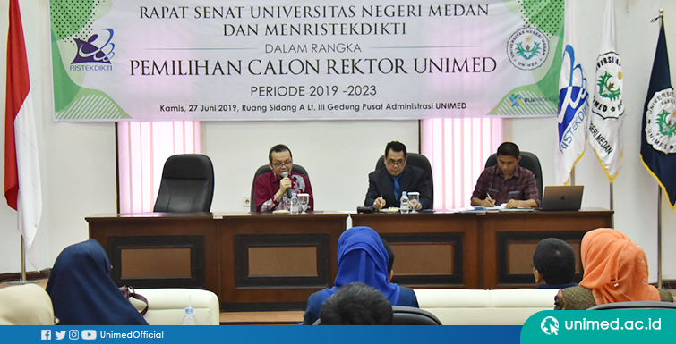 Dr. Syamsul Gultom, S.KM. M.Kes. Rektor Unimed Terpilih Periode 2019-2023