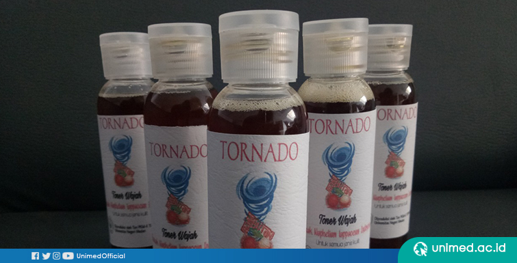 TORNADO, Toner Wajah Berbahan Dasar Kulit Rambutan