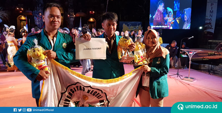 Tim PKM UNIMED Raih 1 Emas, 2 Perak dan 3 Juara Favorit di PIMNAS 32 2019