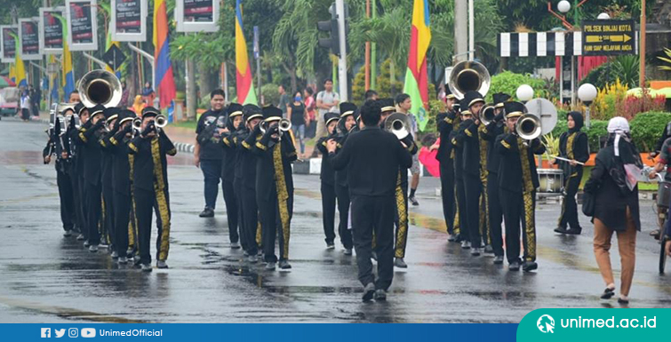 Marching Band WSB Unimed Raih 4 Juara di Kejuaraan Marching Band Sumut