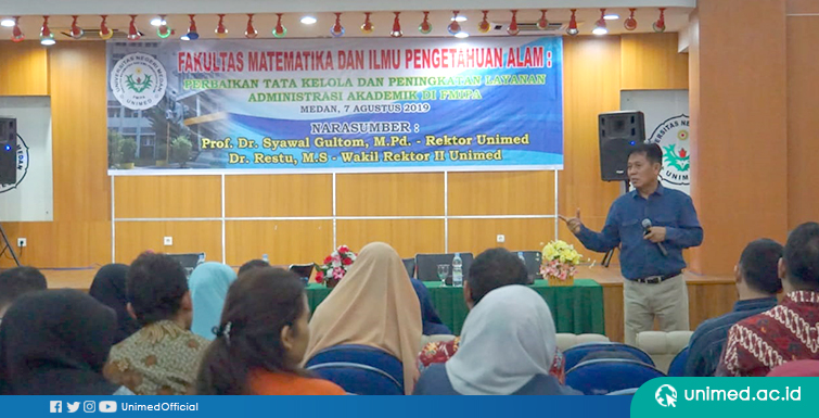 FMIPA UNIMED Gelar Workshop Peningkatan Tata Kelola dan Layanan Administrasi