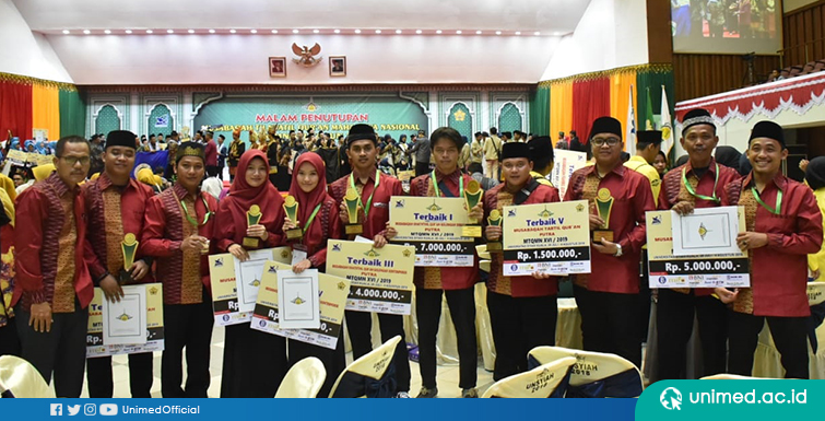 UNIMED Raih Juara 7 Nasional di ajang MTQ Mahasiswa Nasional XIV 2019