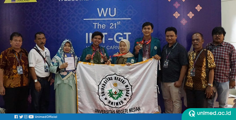 Mahasiswa Unimed Raih Penghargaan The Best Presentation di IMT-GT Thailand