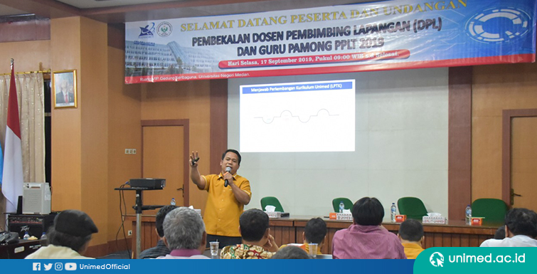 Rektor UNIMED Bekali DPL dan Guru Pamong untuk Sukseskan PPLT 2019